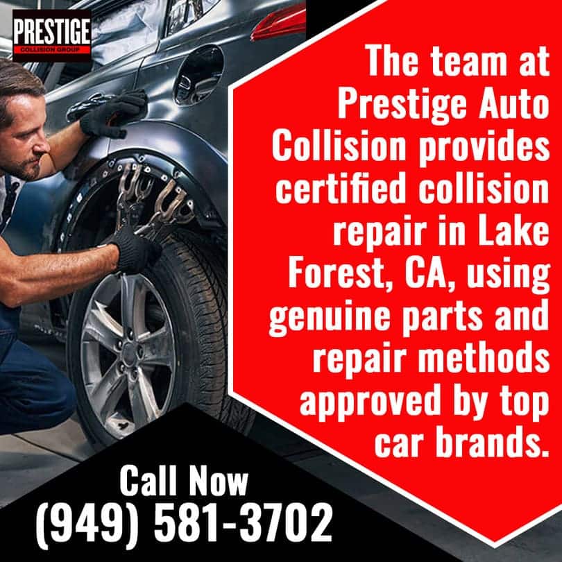 Certified Collision Repair in Lake Forest CA