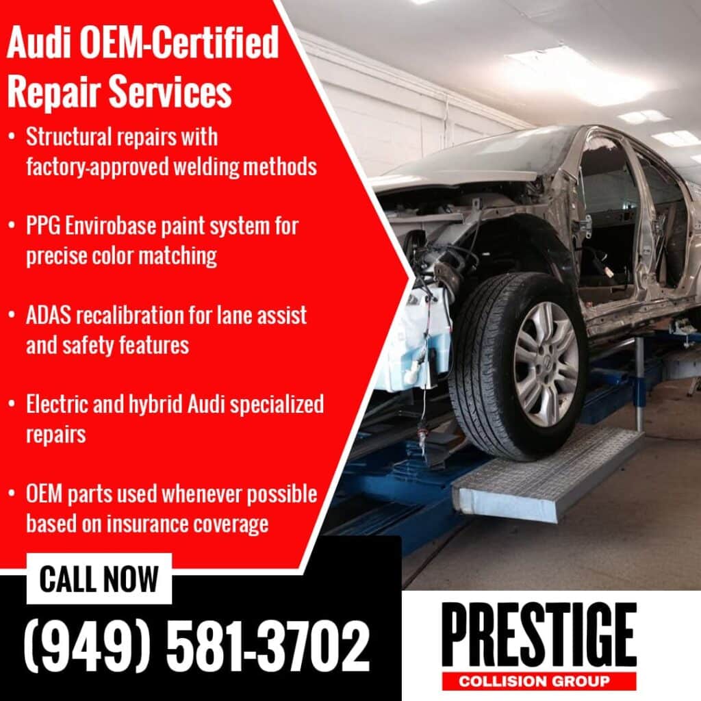 Audi OEM-certified repair services