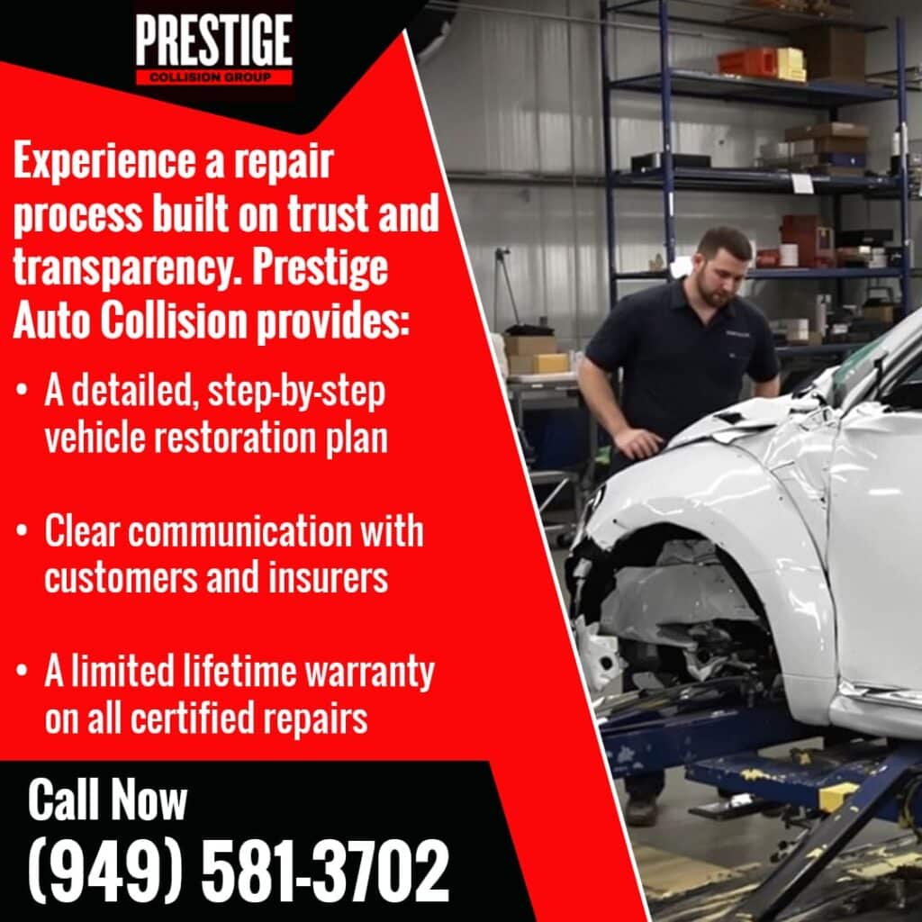 Prestige Auto Collision repair process