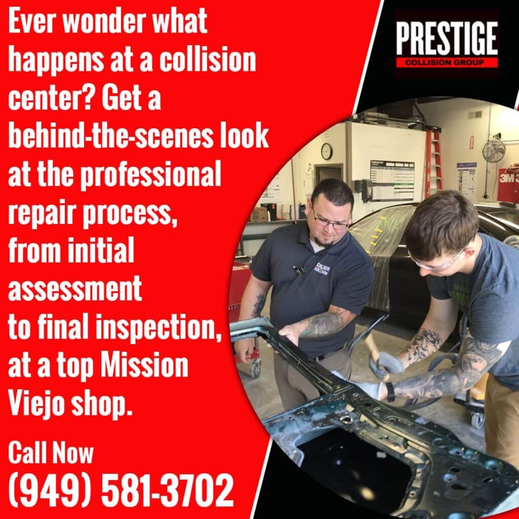 professional repair process in collision center