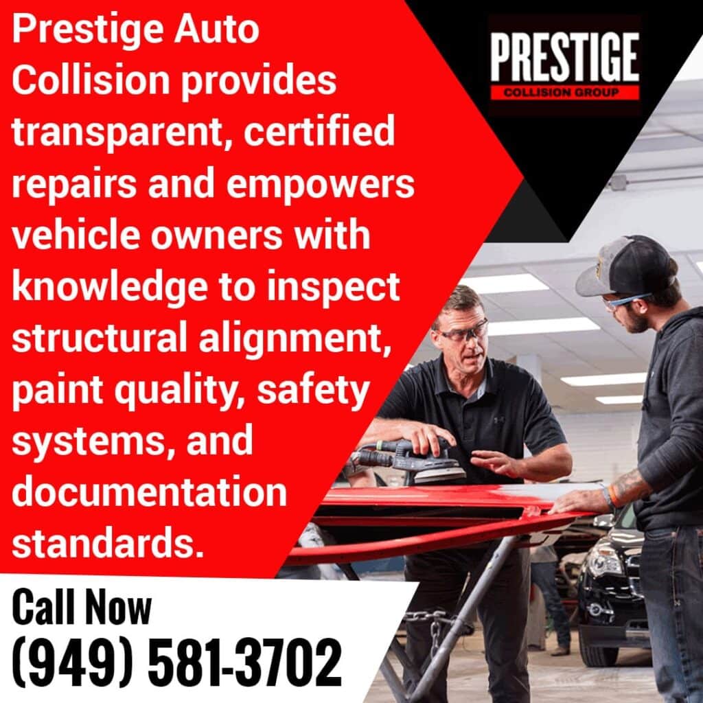 transparent and certified repairs