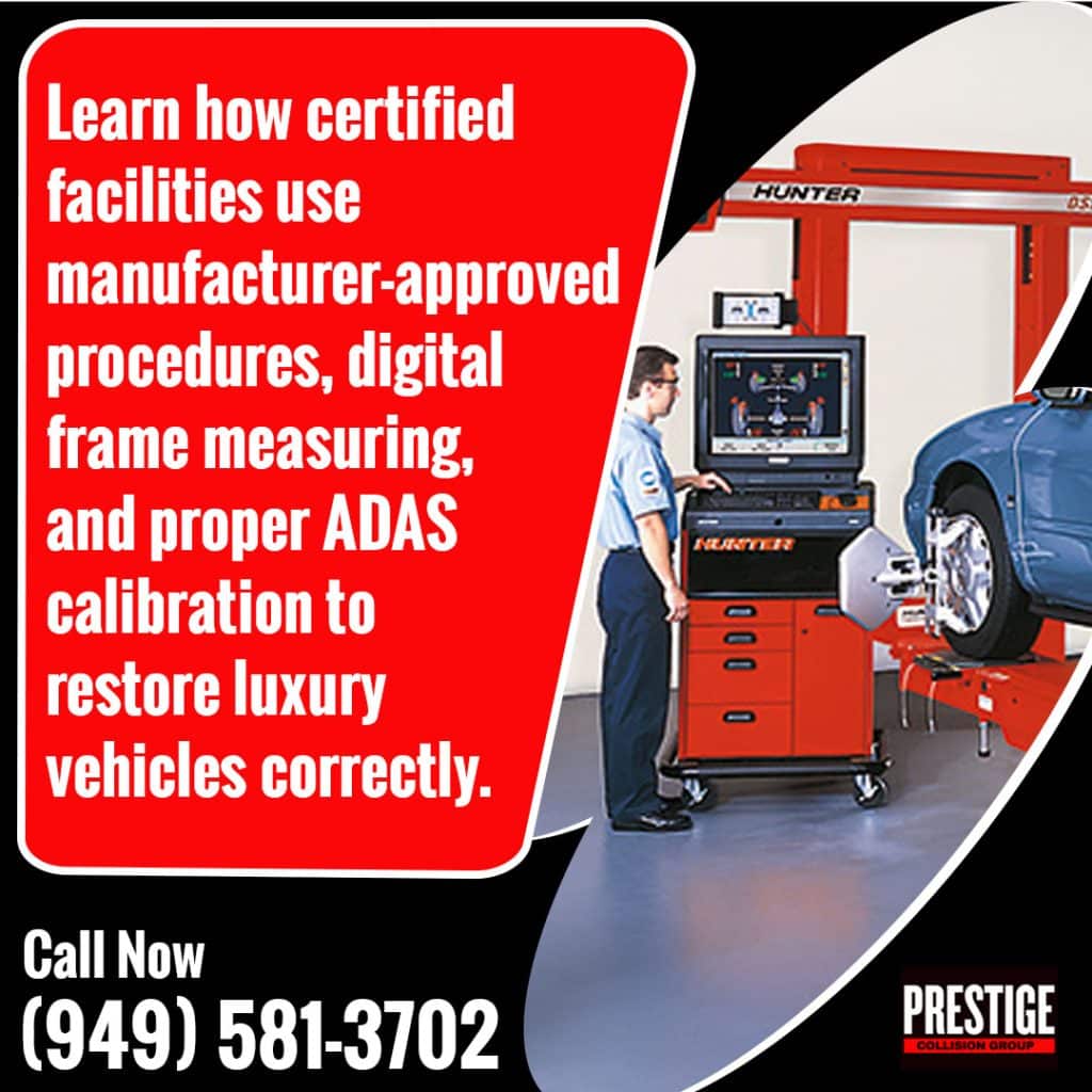 ADAS calibration for luxury vehicles