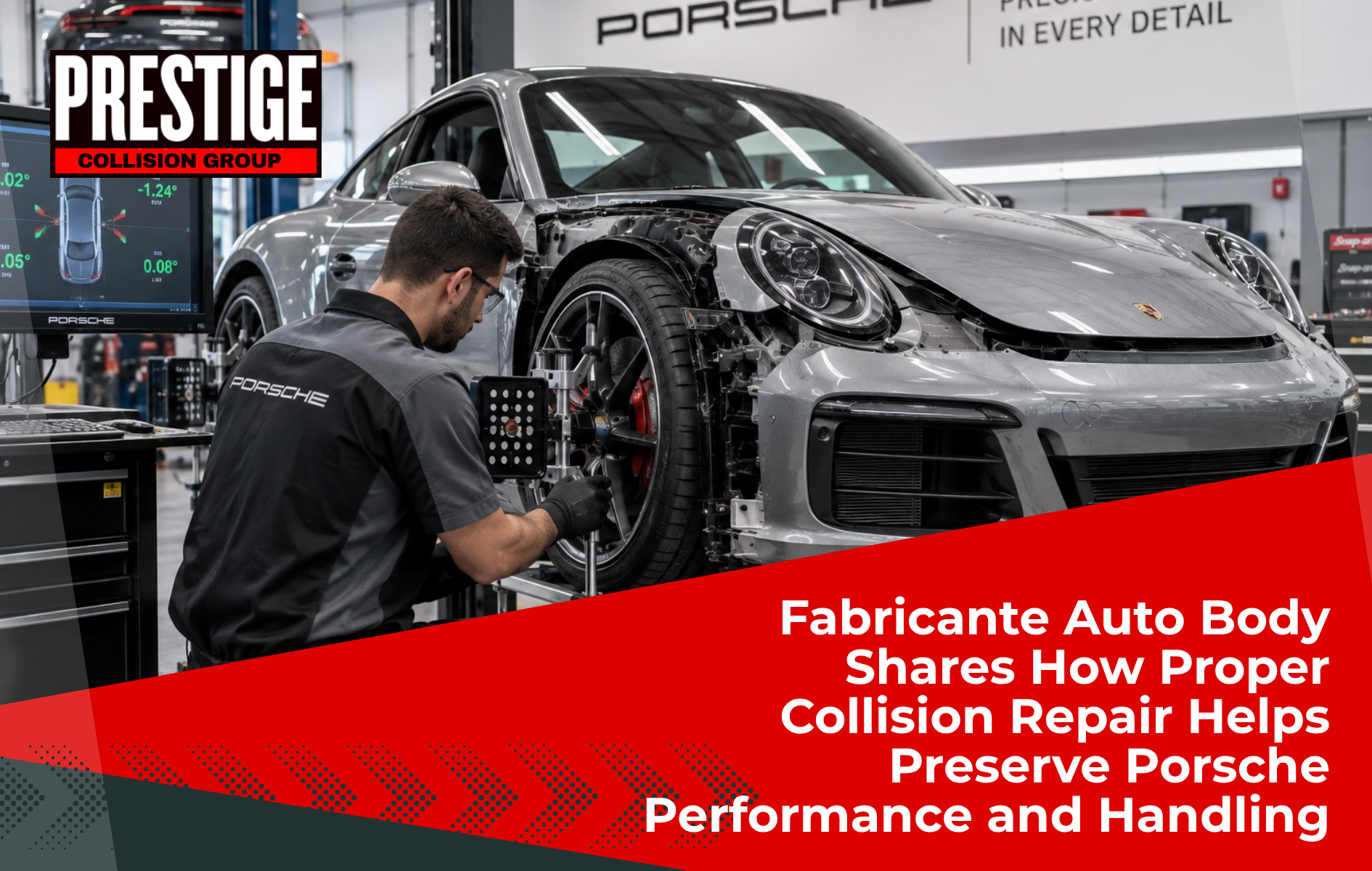 Porsche collision repair and vehicle handling